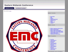 Tablet Screenshot of easternmidconference.org